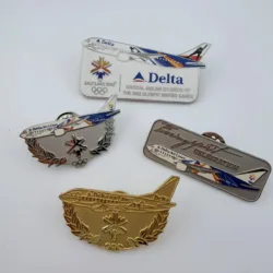 Salt Lake City 2002 Olympics Delta Air Lines Lapel Pins
