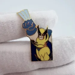 Vintage 1993 Wolverine Lapel Pin - Marvel Planet Studios #304