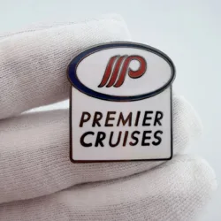 Premier Cruises Line Lapel Pin - Old Official Cruise Line Of Walt Disney World