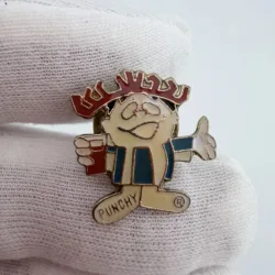Vintage Punchy Hawaiian Punch Mascot Pin - Promo Item