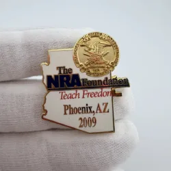 2009 The NRA Foundation Teach Freedom Phoenix Arizona Lapel Pin