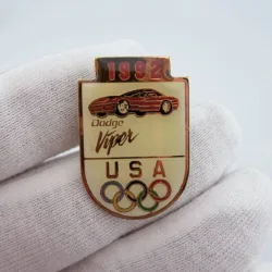 1992 Dodge Viper x USA Olympics Lapel Pin