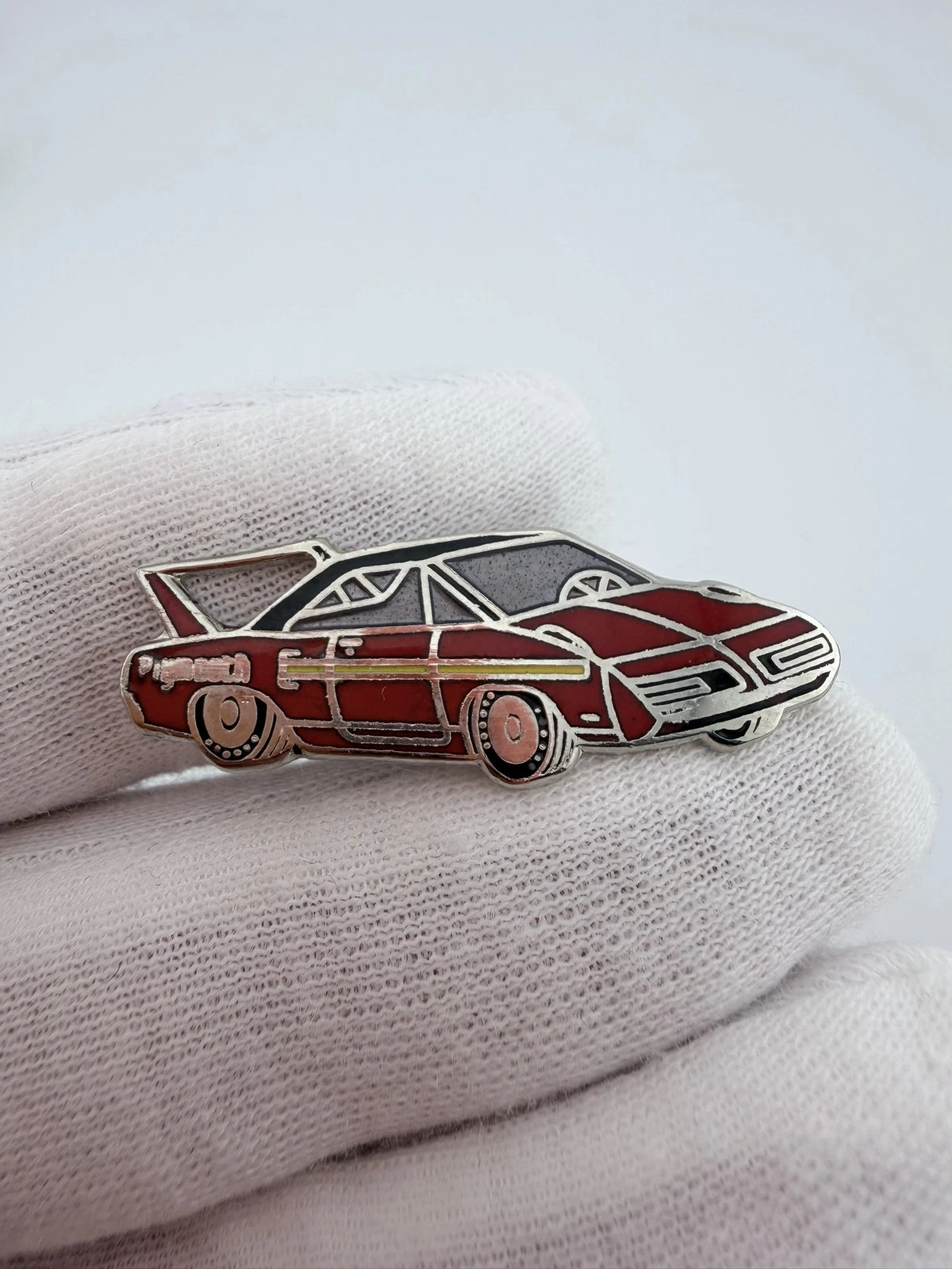 Vintage Plymouth Road Runner Muscle Car Tie Tack Pin