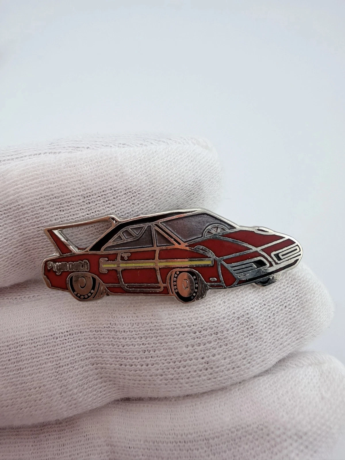 Vintage Plymouth Road Runner Muscle Car Tie Tack Pin - Image 2