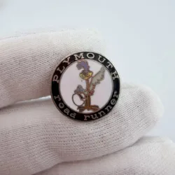 Plymouth Road Runner Circular Tie Tack Pin