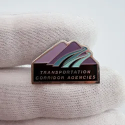 TCA Transportation Corridor Agencies Lapel Pin - Orange County Tolling