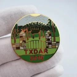 2019 Texas DAR State Forest Lapel Pin - Daughters of the American Revolution