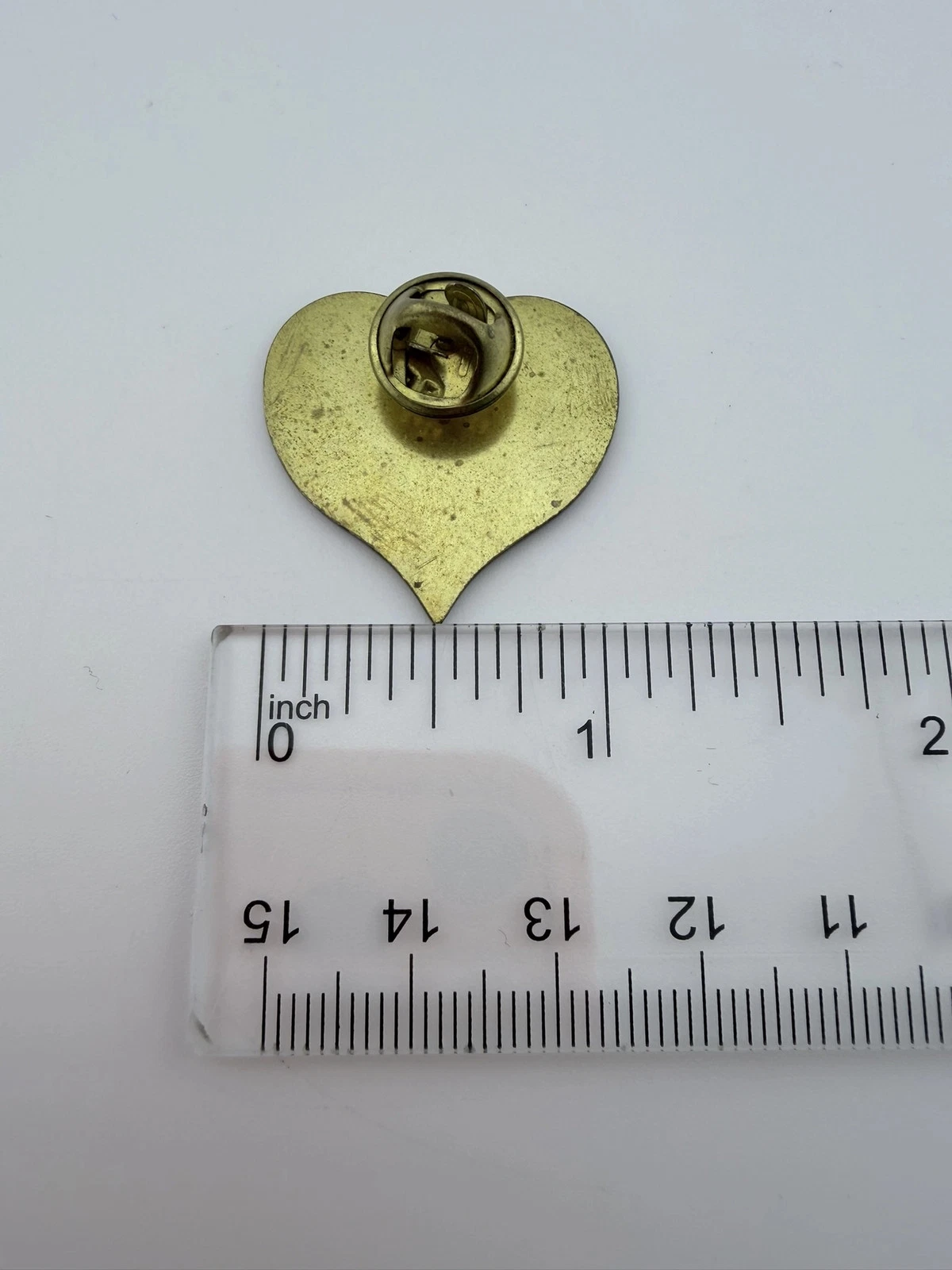 Luv Love Those Plainsmen Heart Shaped Lapel Pin - Grant, NE Perkins County? - Image 3
