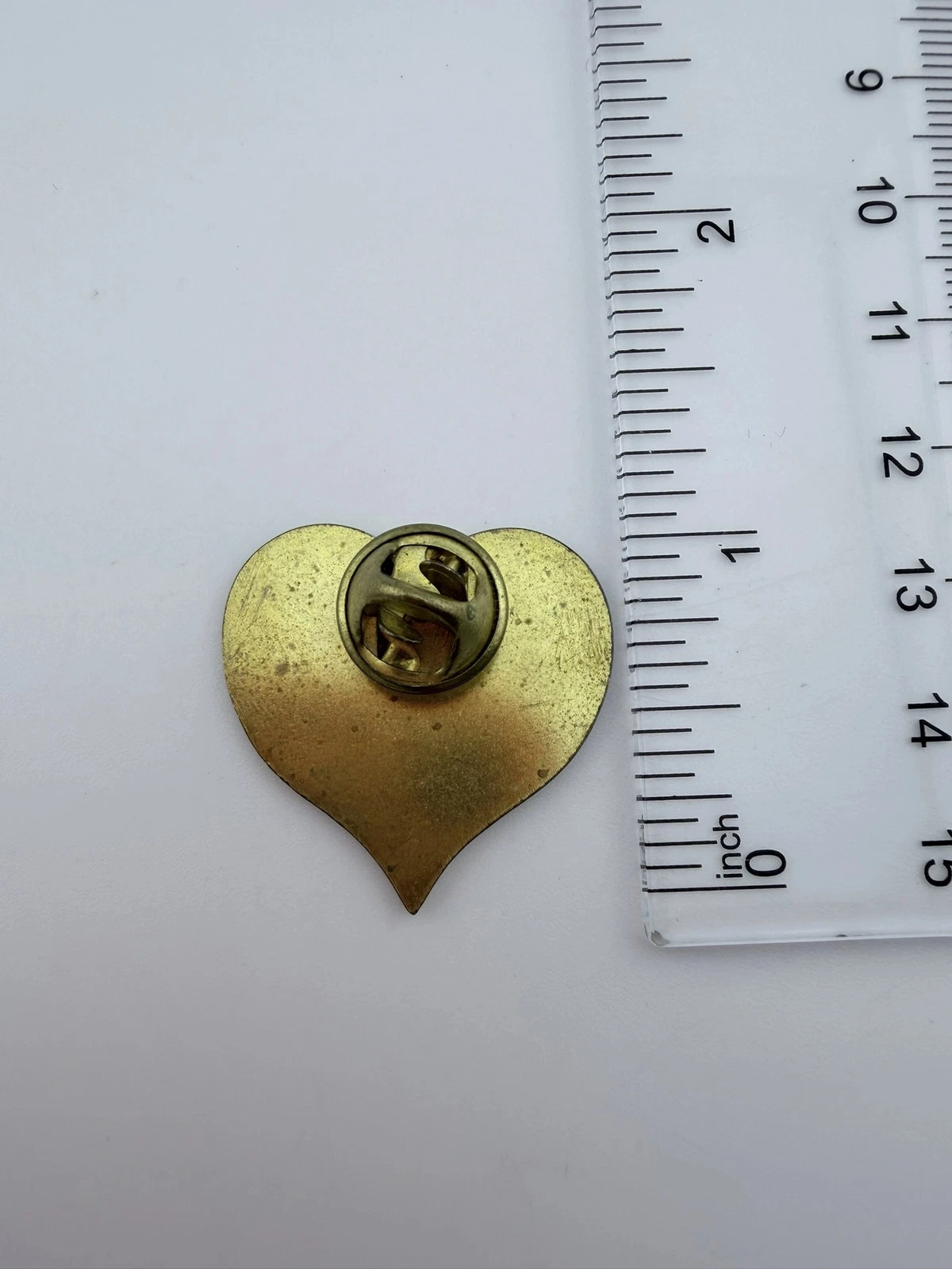 Luv Love Those Plainsmen Heart Shaped Lapel Pin - Grant, NE Perkins County? - Image 4