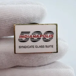 Vintage Indianapolis 500 Pin - Syndicate Glass Suite