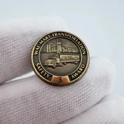 Walmart Transportation 3 Year Employee Safety Award Lapel Pin