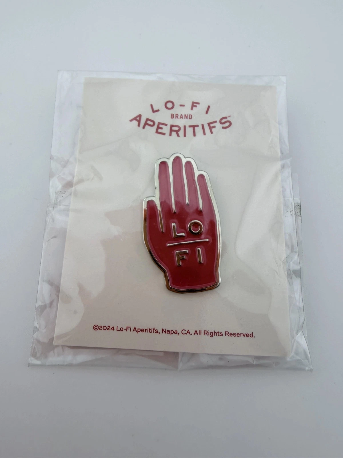 Lo-Fi Brand Aperitifs Promotional Lapel Pin - Napa, CA