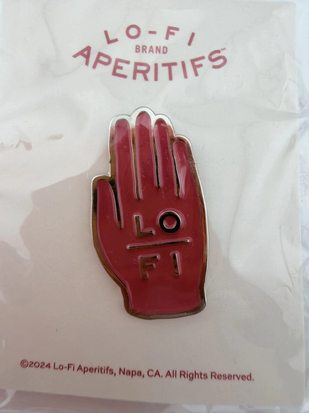 Lo-Fi Brand Aperitifs Promotional Lapel Pin - Napa, CA - Image 2