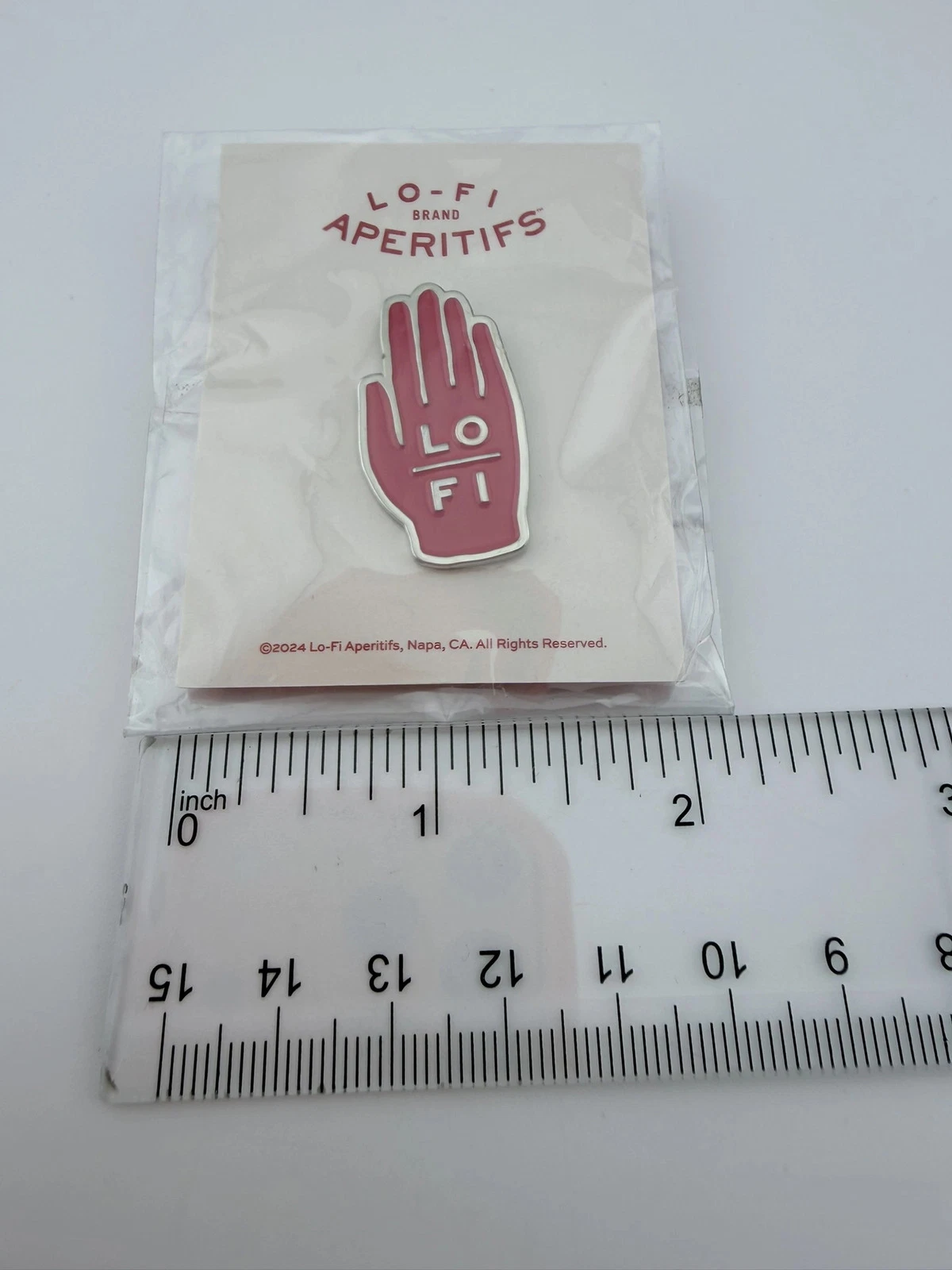 Lo-Fi Brand Aperitifs Promotional Lapel Pin - Napa, CA - Image 3