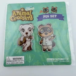 Nintendo Animal Crossing New Horizons Pin Set - K.K. Slider + Tom Nook
