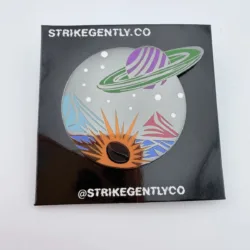 Strike Gently Co. Outer Space Lapel Pin