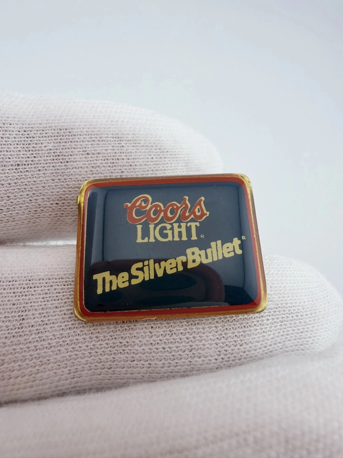 Vintage Coors The Silver Bullet Lapel Pin - Promotional Item - Image 2