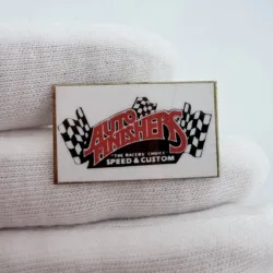 Vintage Auto Finishers Magazine The Racers Choice Lapel Pin
