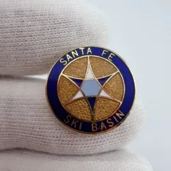 Santa Fe Ski Basin Pin Brooch - New Mexico