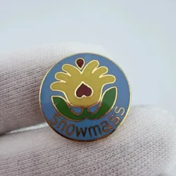 Snowmass Colorado Ski Pin - Wildflower