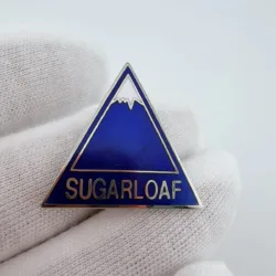 Sugarloaf Ski Area Resort Pin Brooch - Maine