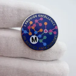 LACMTA Los Angeles Metro Pin - Excellence In Service and Support