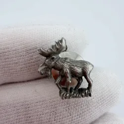 Moose Tie Tack Pin - Small Item
