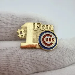 1987 #1 Fan Chicago Cubs Lapel Pin