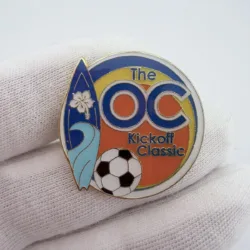 The OC Orange County Kickoff Classic Surf and Soccer Pin