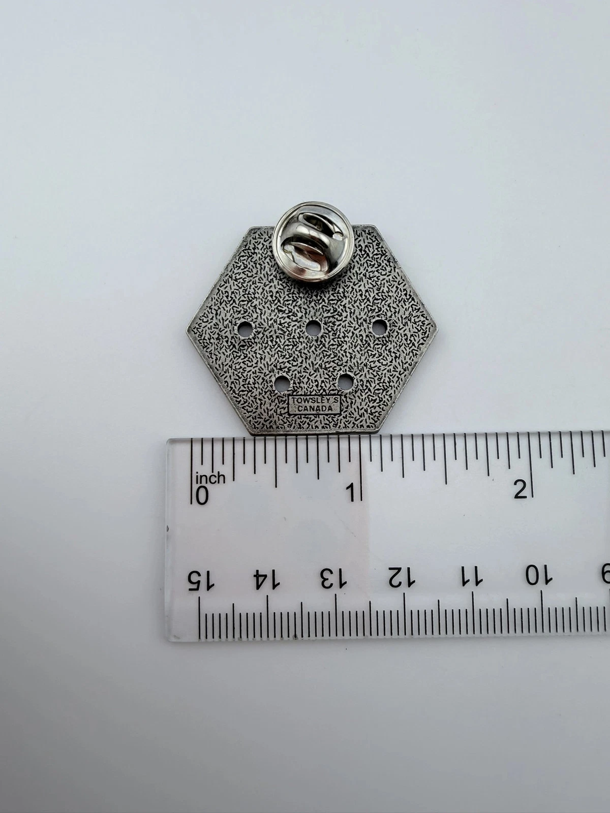 2002 Kohler Hexagon Backing Lapel Pin - Image 3