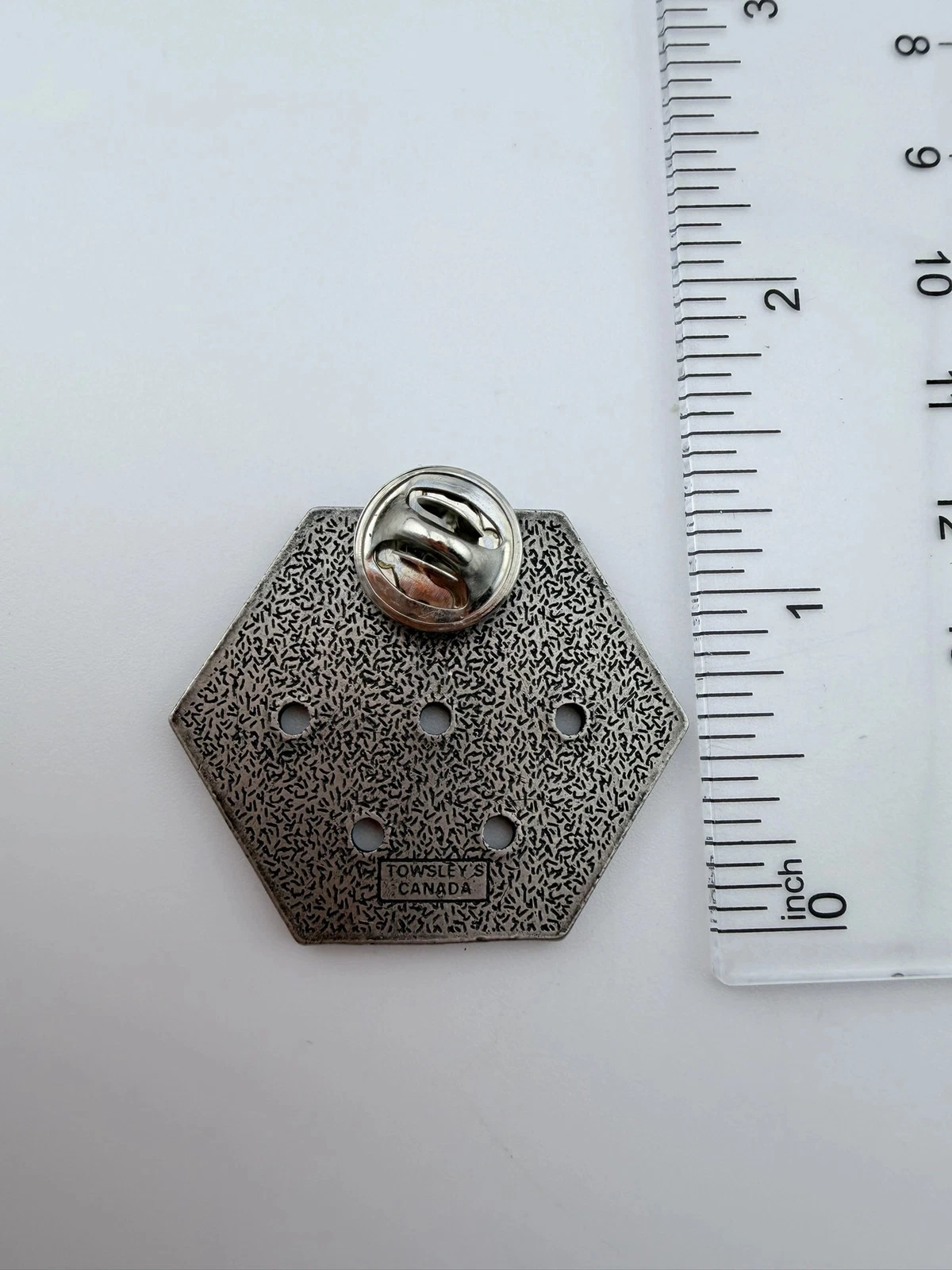 2002 Kohler Hexagon Backing Lapel Pin - Image 4
