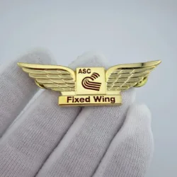 ASC Aero Sports Connection Fixed Wing Badge Pin