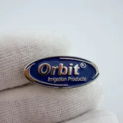 Orbit Brand Irrigation Products Lapel Pin