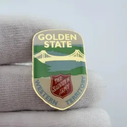 The Salvation Army Lapel Pin - Golden State Western Territory California