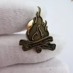 Friendly Pins Roaring Camp Fire Lapel Pin