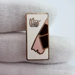 Theo Chocolate Candy Bar Shaped Lapel Pin - Corrosion