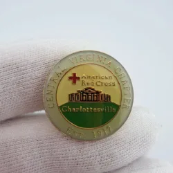 American Red Cross Charlottesville Chapter Lapel Pin