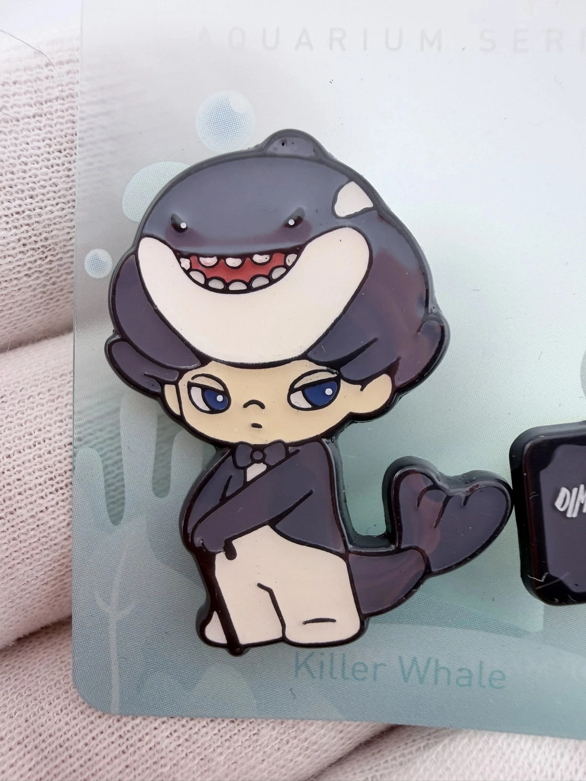 PopMart x DIMOO World Aquarium Series Killer Whale Pin Set - Image 2