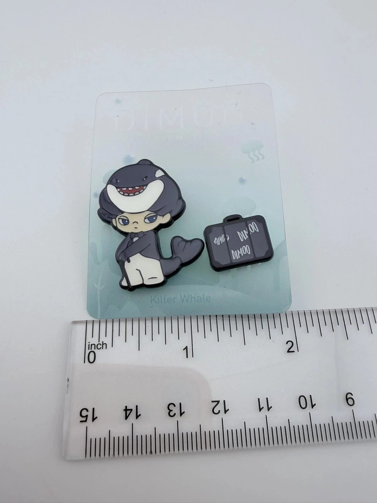 PopMart x DIMOO World Aquarium Series Killer Whale Pin Set - Image 4