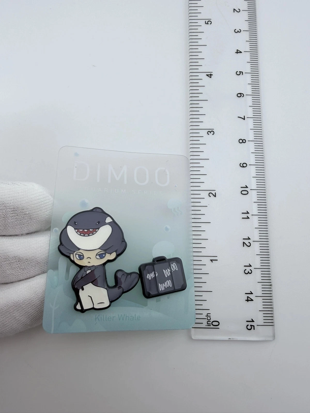 PopMart x DIMOO World Aquarium Series Killer Whale Pin Set - Image 5