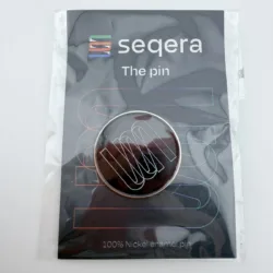 Seqera Logo Pin - Bioinformatics Platform Software Company