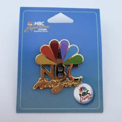 NBC New York Peacock Logo Lapel Pin - Experience Store