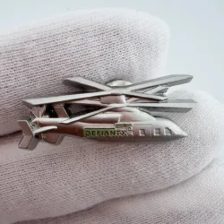 Defiant X Helicopter Tie Tack Pin - Sikorsky Boeing