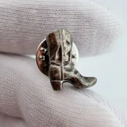 Cowboy Work Boot Lapel Pin - 925 STC