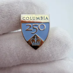 Columbia University 250th Anniversary Lapel Pin - Wear