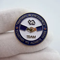Veterans Affairs VA Partners in Excellence Together We Achieve More Lapel Pin