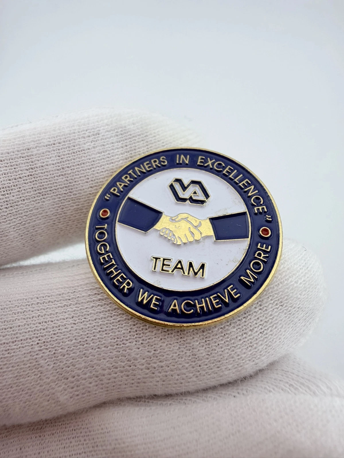 Veterans Affairs VA Partners in Excellence Together We Achieve More Lapel Pin - Image 2
