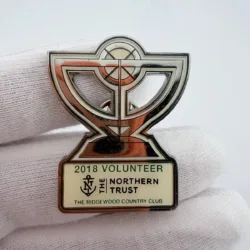 2018 Volunteer Lapel Pin For The Northern Trust Golf Tournament at Ridgeway