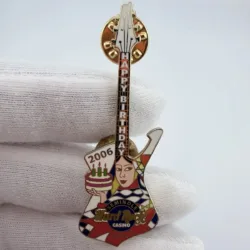 2006 Seminole Hard Rock Hotel & Casino Tampa Happy Birthday Guitar Pin