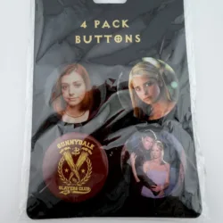 Buffy the Vampire Slayer 4 Pack Pinback Button Set